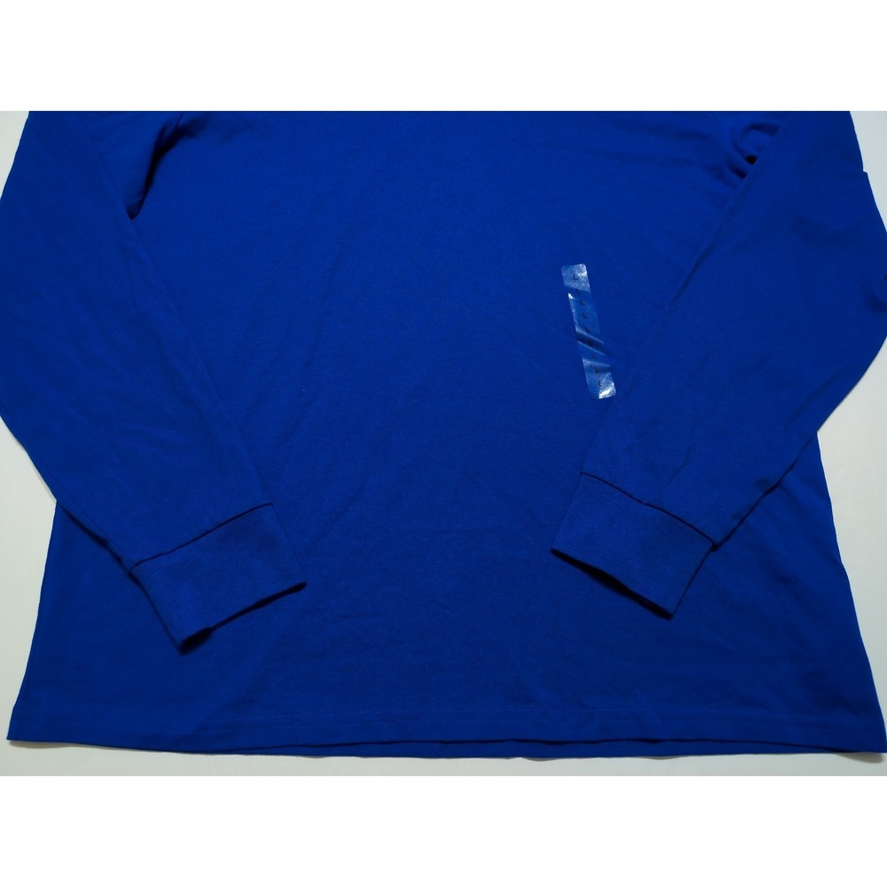 POLO RALPH LAUREN Long Sleeve Hoodie Shirt Cotton Lightweight Blue Large L ~ New - Picture 8 of 9